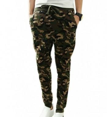 Panegy Camouflage Color Drawstring Jogging