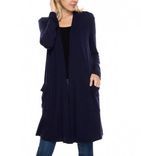 Womens Sleeve Slouchy Pocket Cardigan