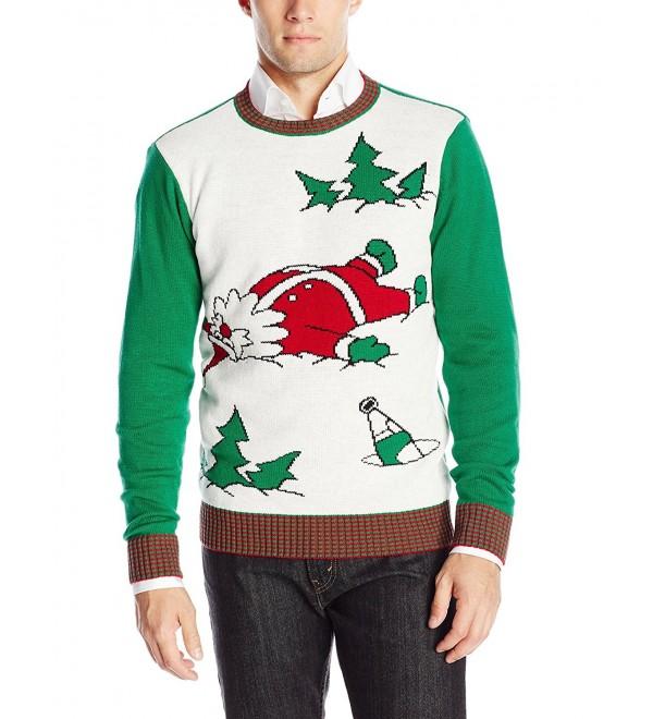 Ugly Christmas Sweater Drunk Santa