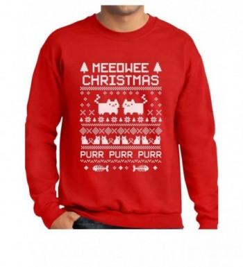 Tstars TeeStars Meeowee Christmas Sweatshirt