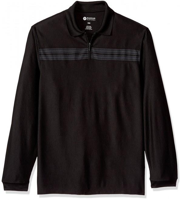 Haggar Sleeve Quarter Chest Stripe