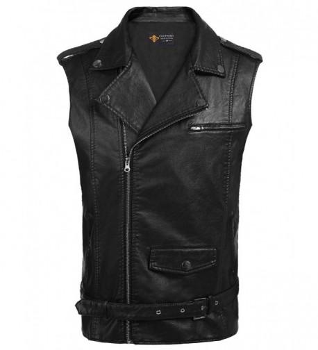 COOFANDY Hipster Leather Motorcycle Jacket