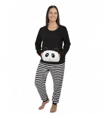 Alkii Womens Kangaroo Pockets Panda XL