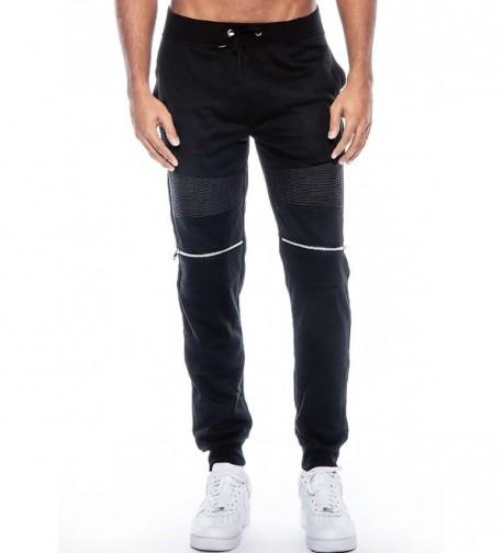 True Rock Zippered Textured Joggers Black XL