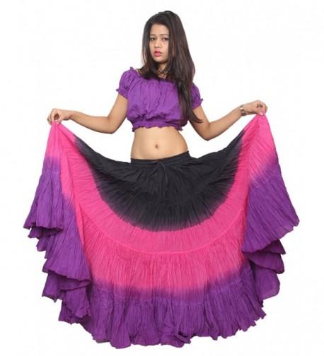 Wevez Womens Tribal Skirt Violet