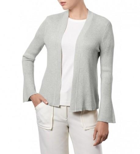 89th Madison Sleeve Ribbed Cardigan