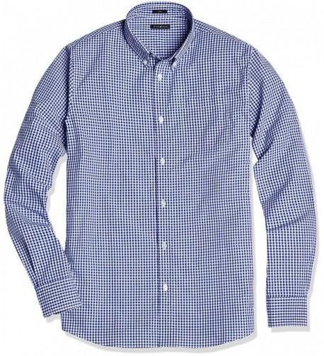 Crafted Collar Slim Fit Button Down Gingham