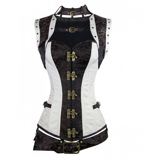 Charmian Renaissance Steampunk Brown White XXXXX Large