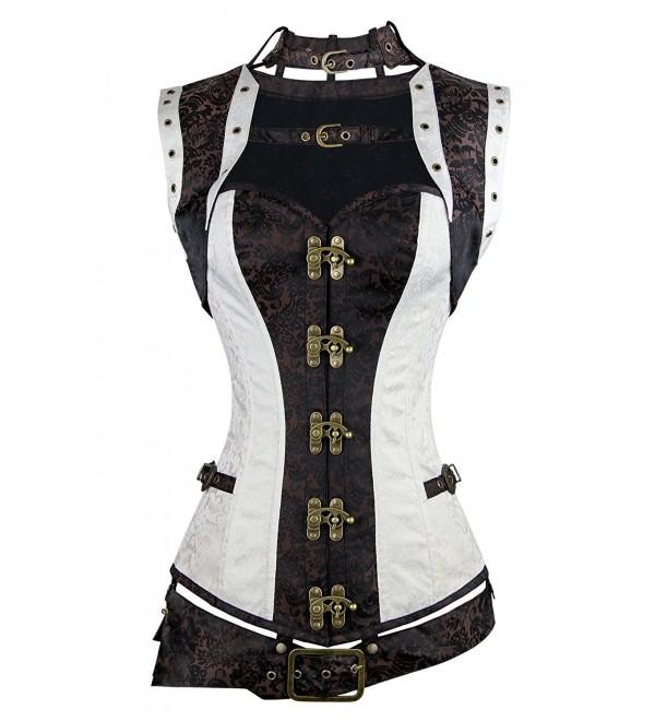 Charmian Renaissance Steampunk Brown White XXXXX Large