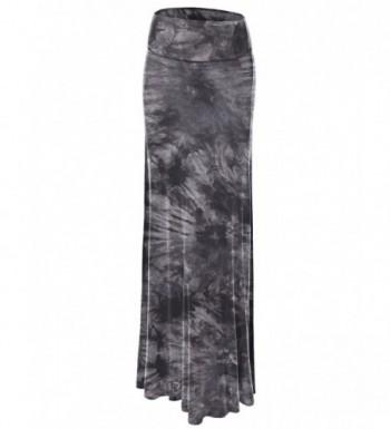 WB1058 Womens Fold Skirt BLACK