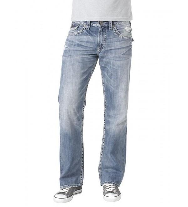 Silver Jeans Zac Flap Med Blue - Light Wash - CU11QK93K6X