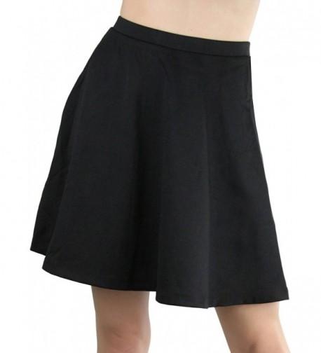 ToBeInStyle Womens High Waisted Flared Skater