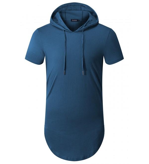 OLRIK Sleeve Hooded Longline shirts