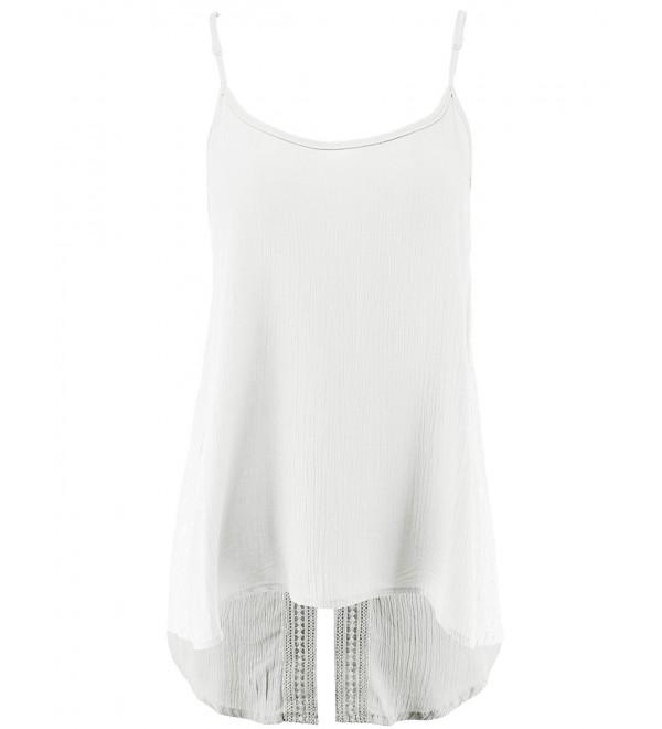 Ladies Code Sleeveless Detail Offwhite