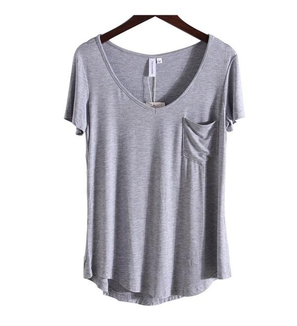 LUFENG Womens Casual T Shirt Sleeve