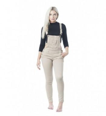 Skinny Pants Pockets Overall Medium