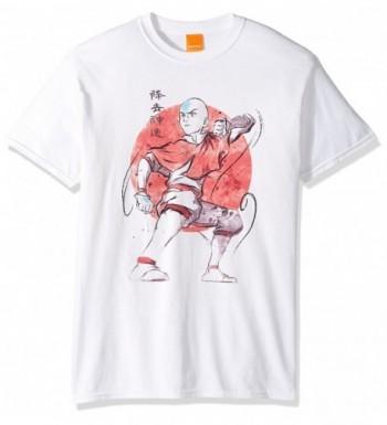 Nickelodeon Mens Background T Shirt White
