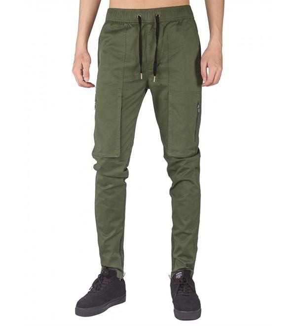 AWOKEN Chino Casual Trousers Cotton