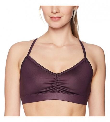 Alo Yoga Womens Strappy Eggplant