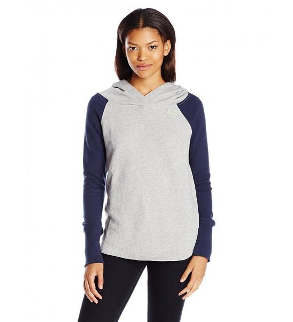 Juniors Trot Pullover French Terry Hoodie - Heather Grey - CT111WAETTL