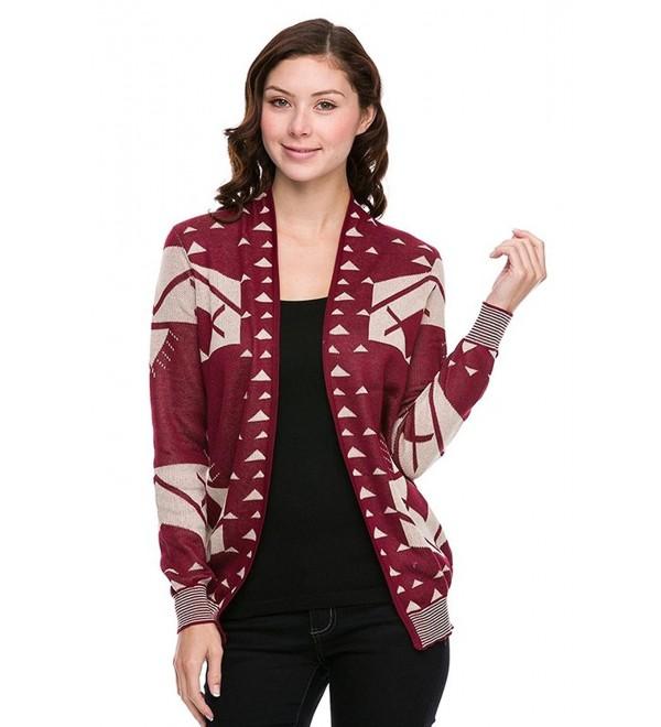 G2 Chic Geometric Cardigan TOP CGN