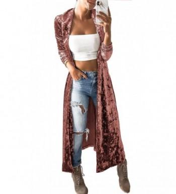 Appyculo Sleeve Velvet Casual Cardigan