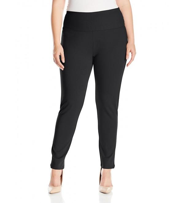 SLIM SATION Womens Solid Inseam Opening