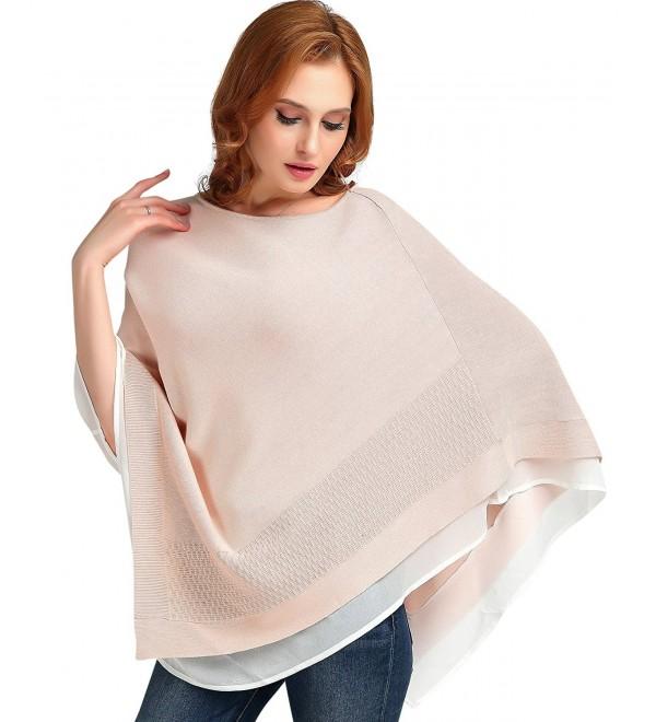 YTUIEKY Poncho Cotton Fashion Sweater