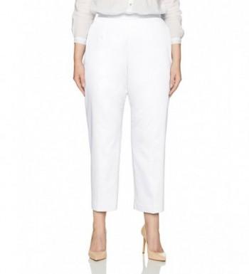 Alfred Dunner Womens Short Elastic