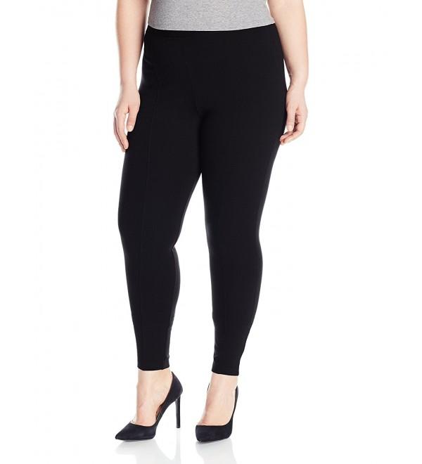 HUE Womens Waist Blackout Leggings