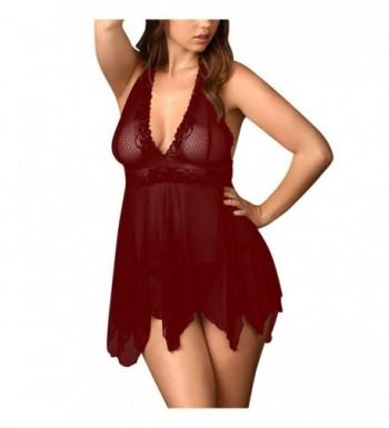 Lover Beauty Womens Lingerie Halter Bodysuit