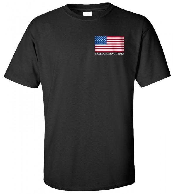 Freedom Is Not Free T-Shirt - 100% USA Made (Black) - CI18340ZR87