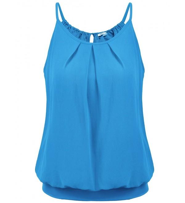 Unibelle Womens Spaghetti Chiffon Camisole