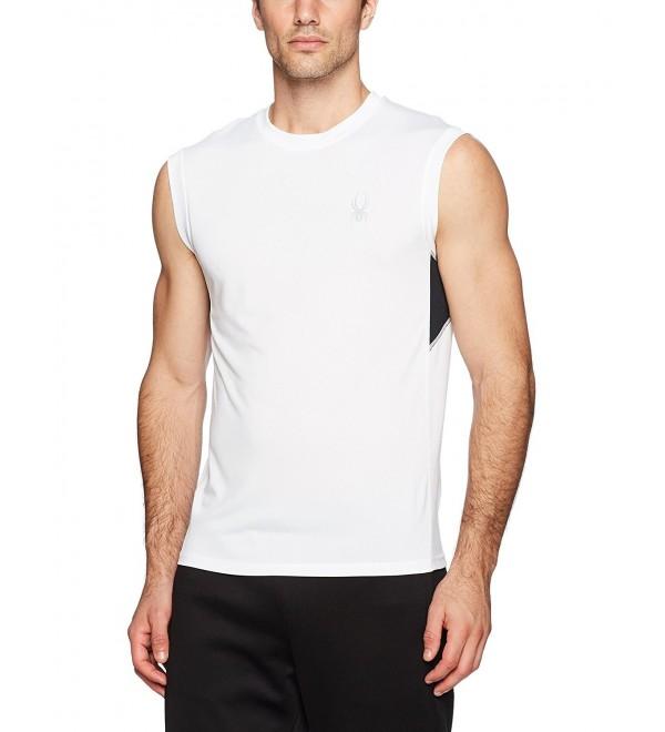 Spyder Mens Sleeveless White X Large