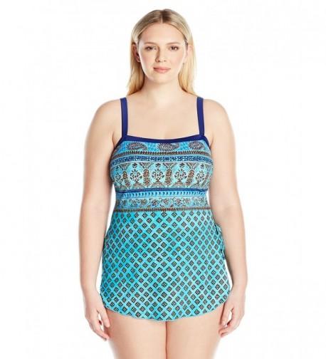 Maxine Hollywood Plus Size Swimsuit Bluehawaii