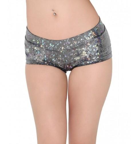 iHeartRaves Hologram Booty Shorts X Large
