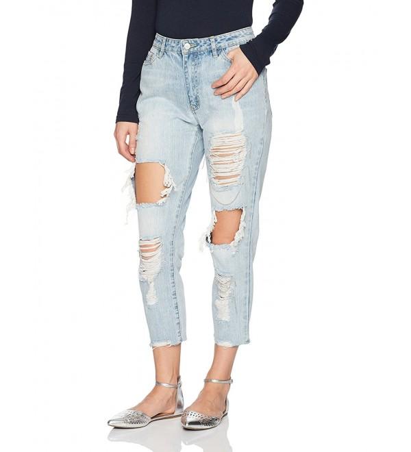 UNIONBAY Womens Jules Rhinestone Denim