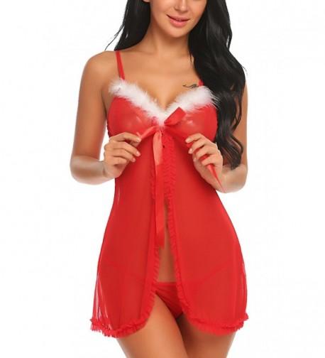 christmas babydoll nightwear