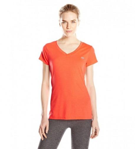 Marika Womens Sleeve V Neck Heather