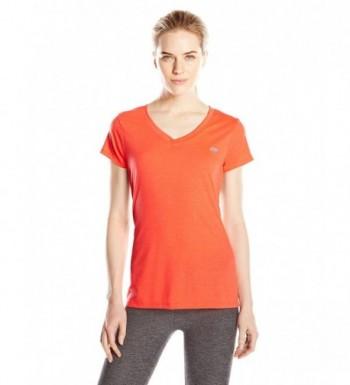 Marika Womens Sleeve V Neck Heather