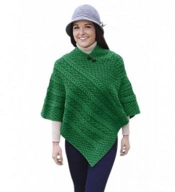 Ladies Merino Plaited Sweater Connemara