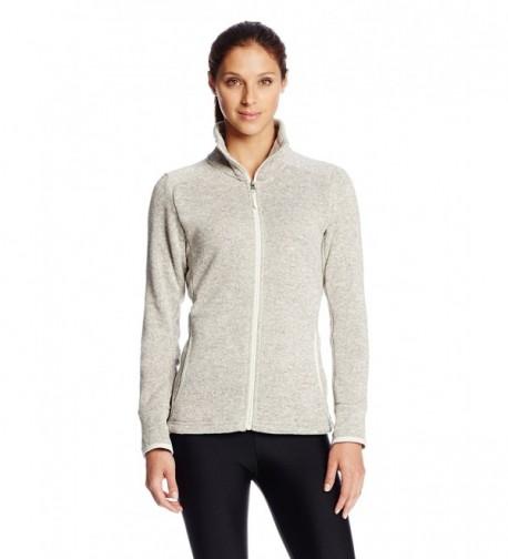 Women's Heathered Fleece Jacket - Oatmeal Heather - CY11JSEXRFV