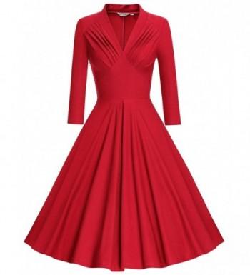 MUXXN Womens Vintage Sleeve Bridesmaid