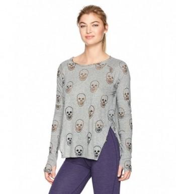 Terez Womens Sleeve Burnout Starry