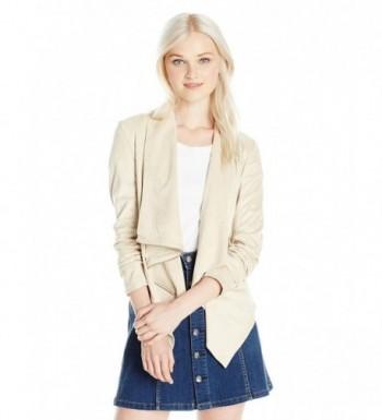 Vigoss Womens Zipper Jacket Taupe
