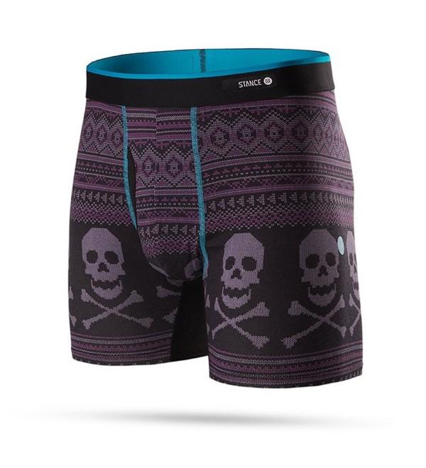 Mens Bones Brief Boxers Underwear - Black - C81253LCCCL