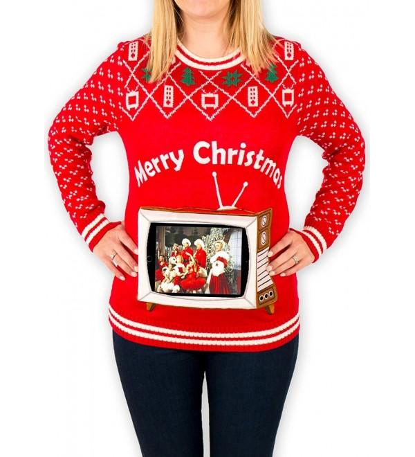 Womens Tablet Christmas Sweater X Large