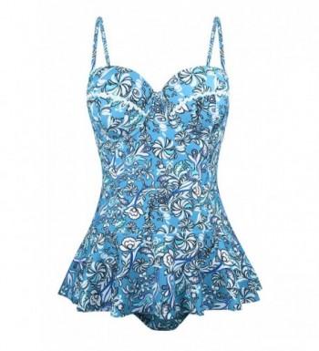 Newbely Vintage Swimsuit Adjusted Bathing