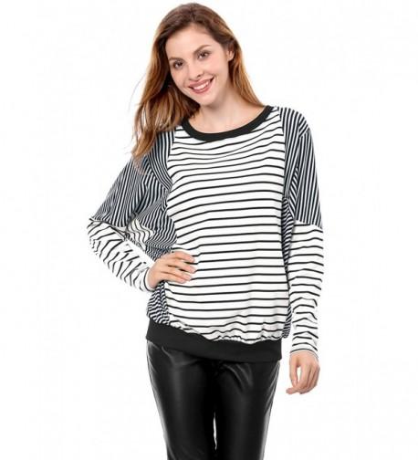 Allegra Striped Splicing Batwing Sleeves