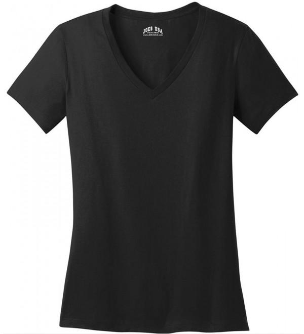 Joes USA Ladies V Neck T Shirts